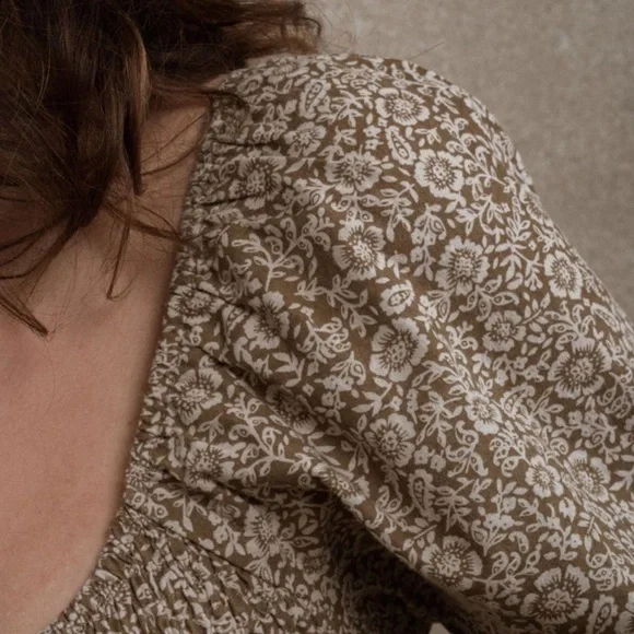 NWT Neuflora capetown brown floral dress - Picture 4 of 9